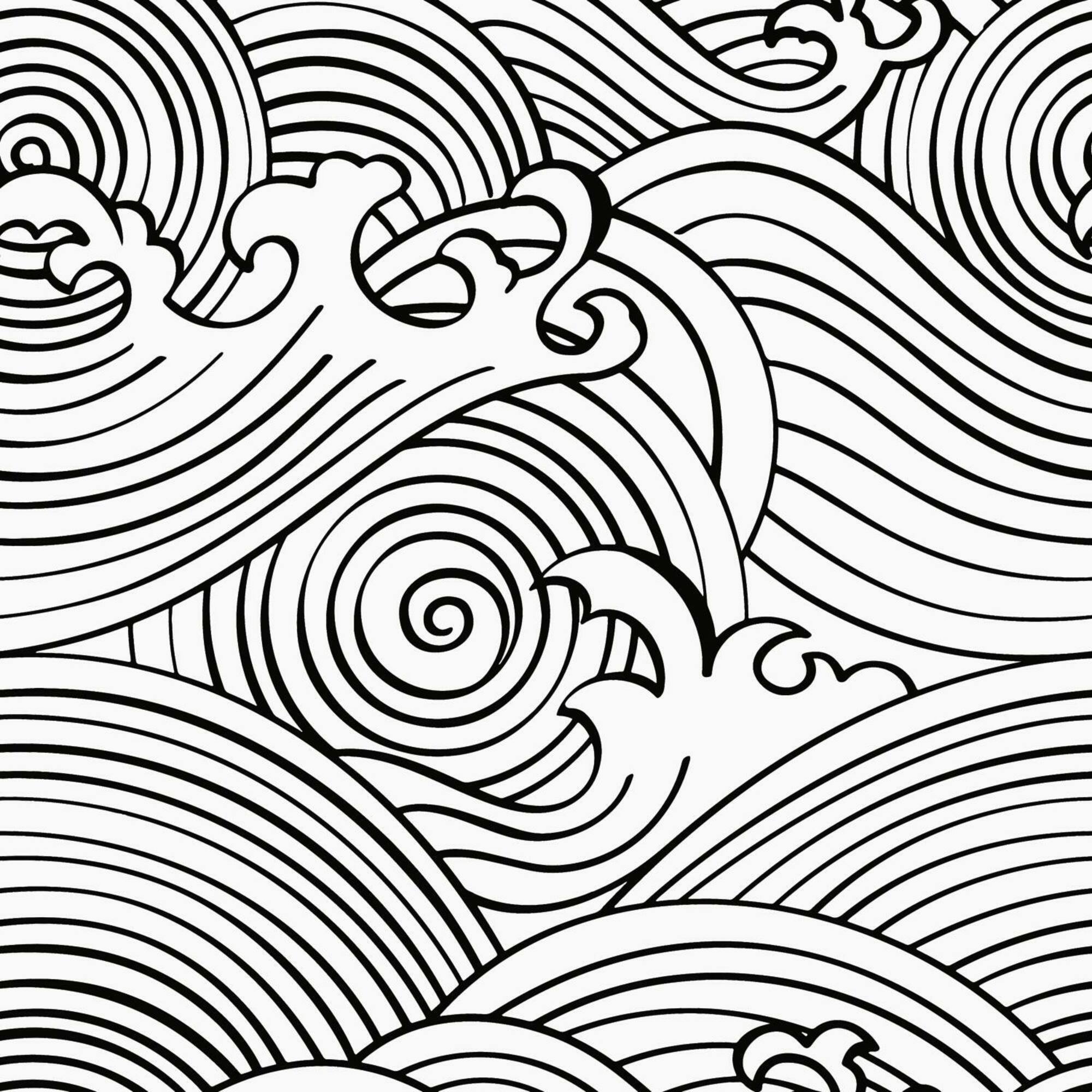 RoomMates Asian Waves Peel & Stick Wallpaper
